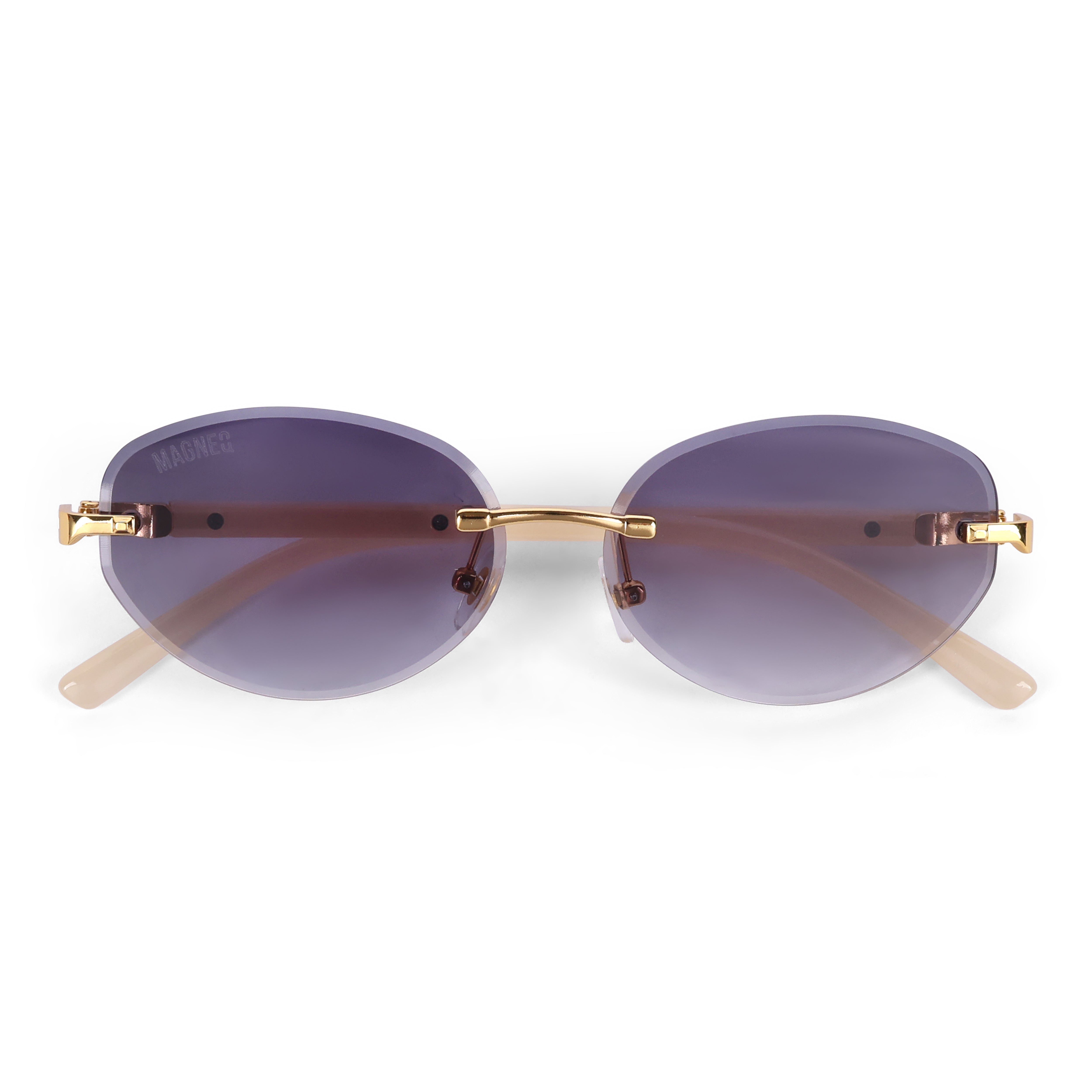 MAGNEQ MG 96088/S Rimless Oval Sunglasses for Men & Women