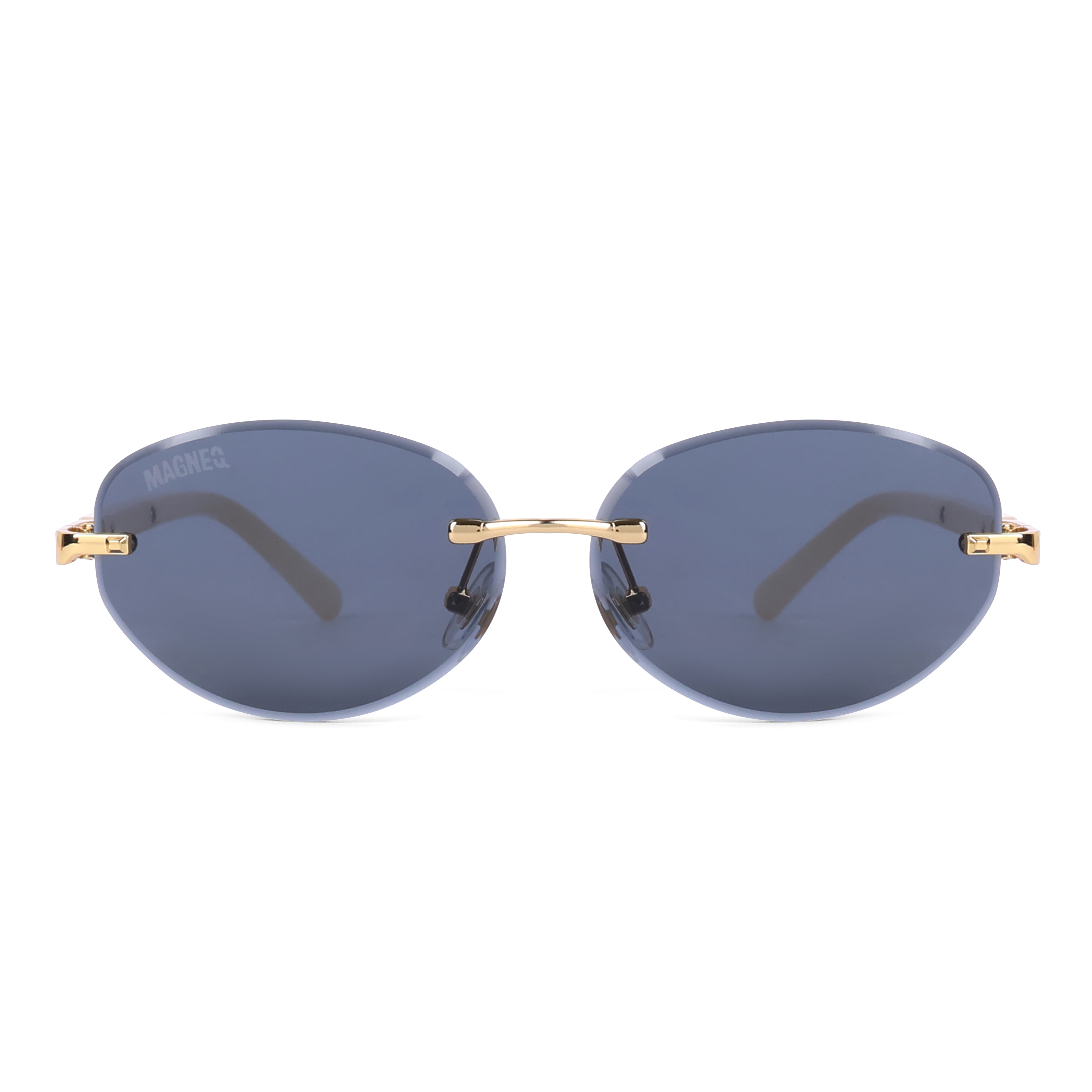 MAGNEQ MG 96088/S Rimless Oval Sunglasses for Men & Women