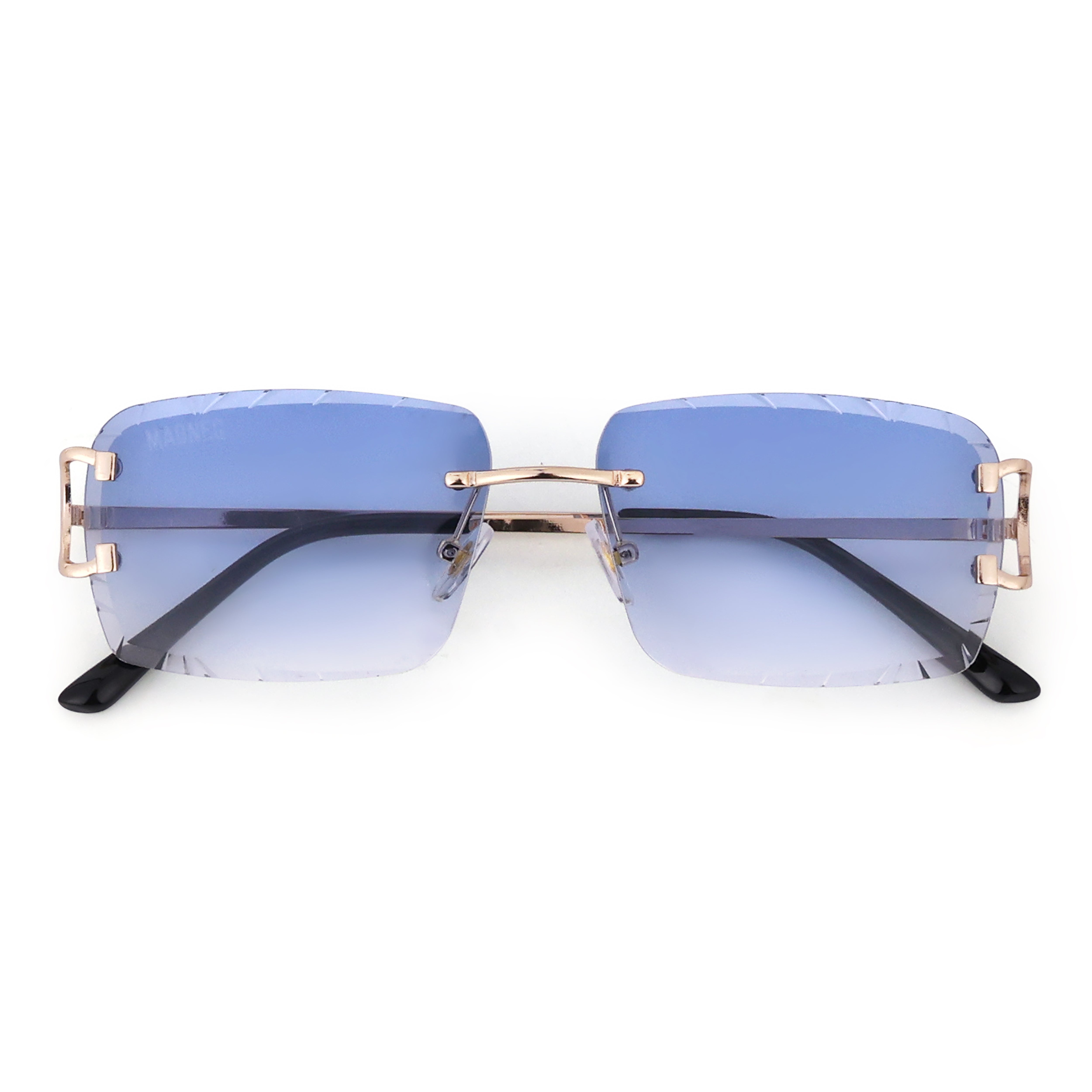 MAGNEQ MG 96018/S  Rimless Rectangular Sunglasses for Men & Women