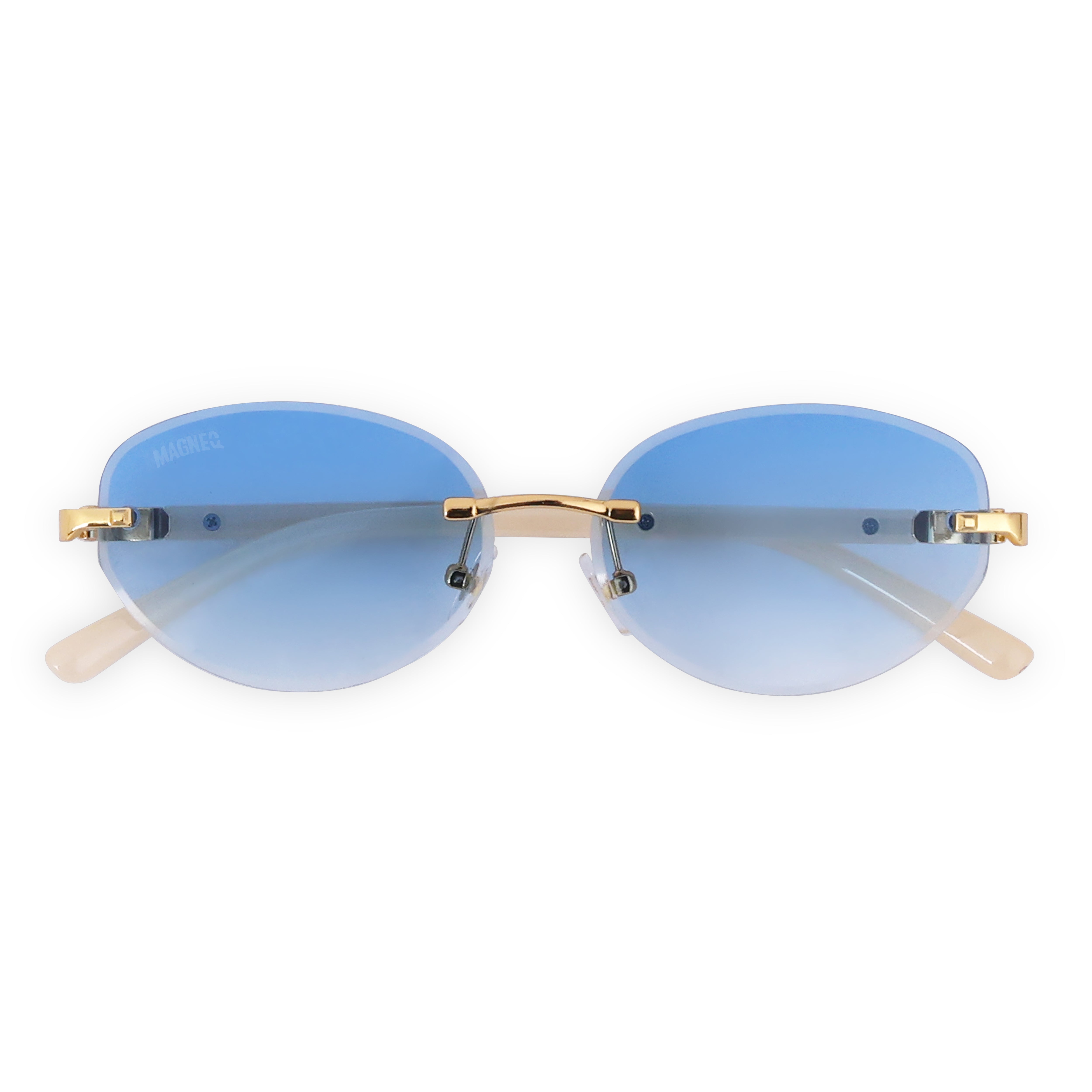 MAGNEQ MG 96088/S Rimless Oval Sunglasses for Men & Women