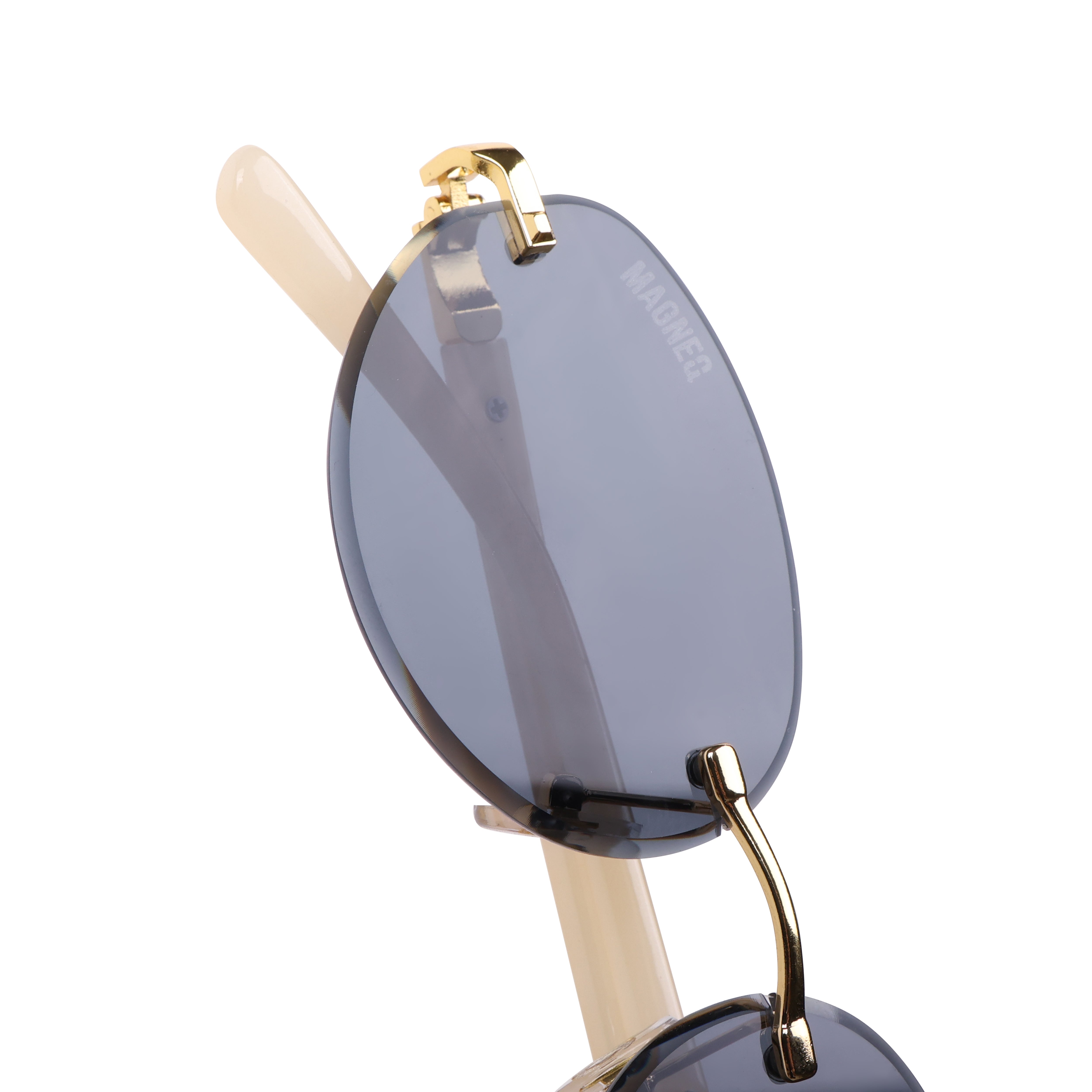 MAGNEQ MG 96088/S Rimless Oval Sunglasses for Men & Women
