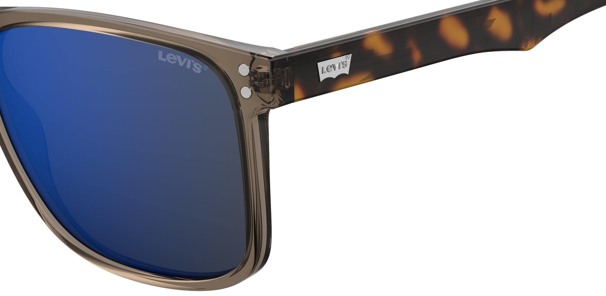 Levi's LV 5004/S 079U XT Men's Blue Sky Mirror Lens Sunglasses 